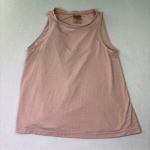 DYI Women's size Small Light Pink Tank Top Athletic Workout Open Back
